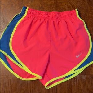Nike Women's Pink and Blue Shorts